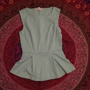 Peplum top